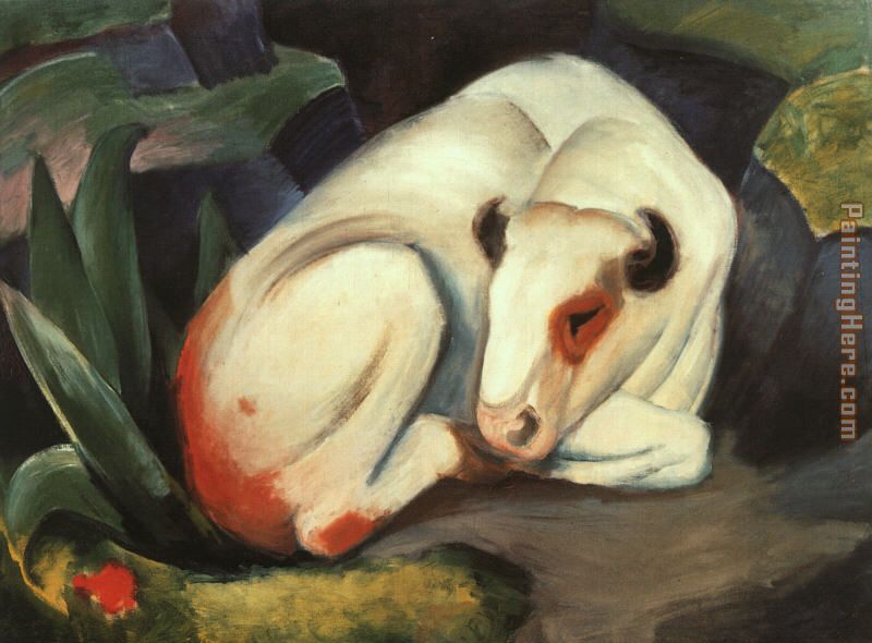 The Bull painting - Franz Marc The Bull art painting